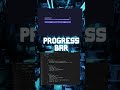 How to Make a MODERN Progress Bar in HTML &amp; CSS! #html #devtips #footer #css