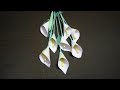 How to make Calla lily | How to make Paper flowers