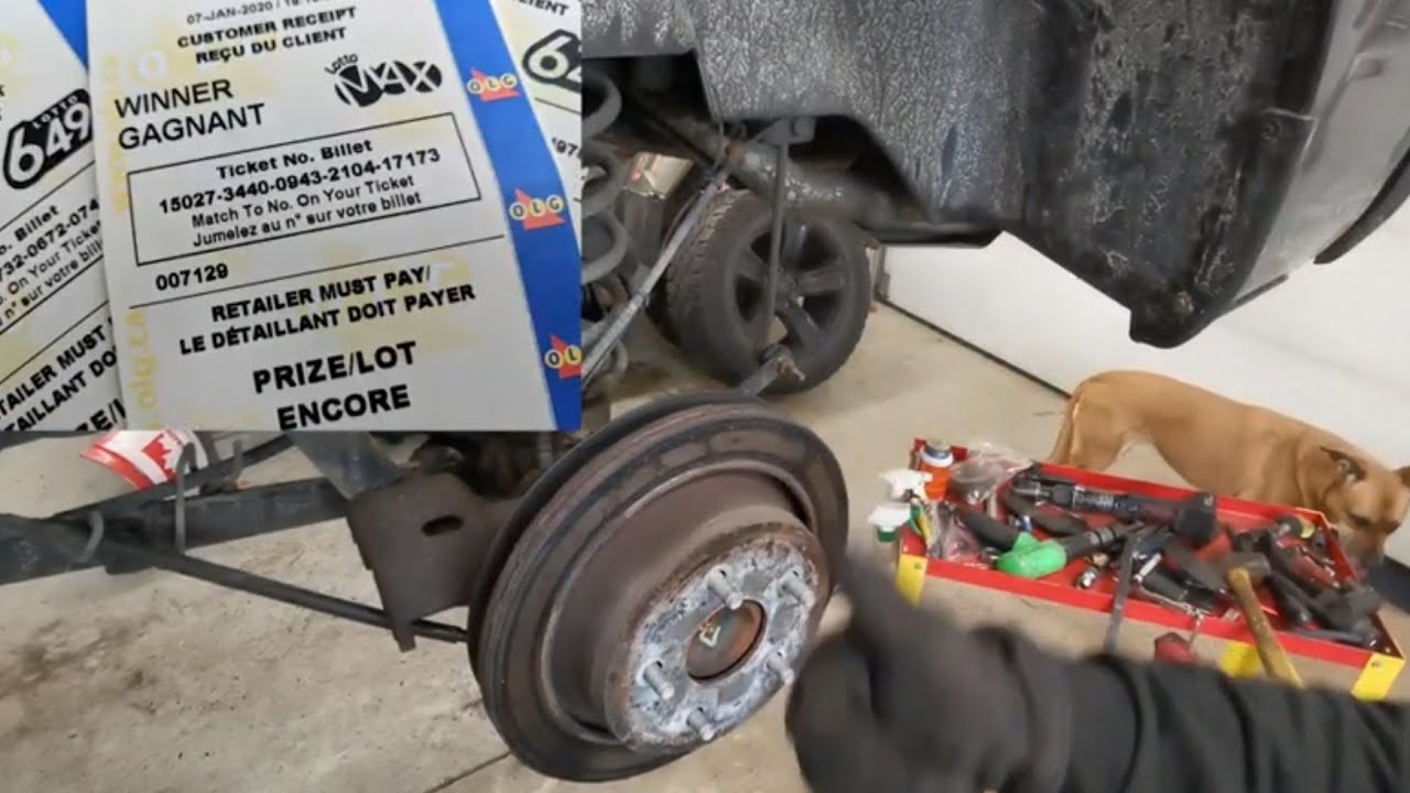 HOW TO REPLACE REAR BRAKES ON DODGE RAM YouTube