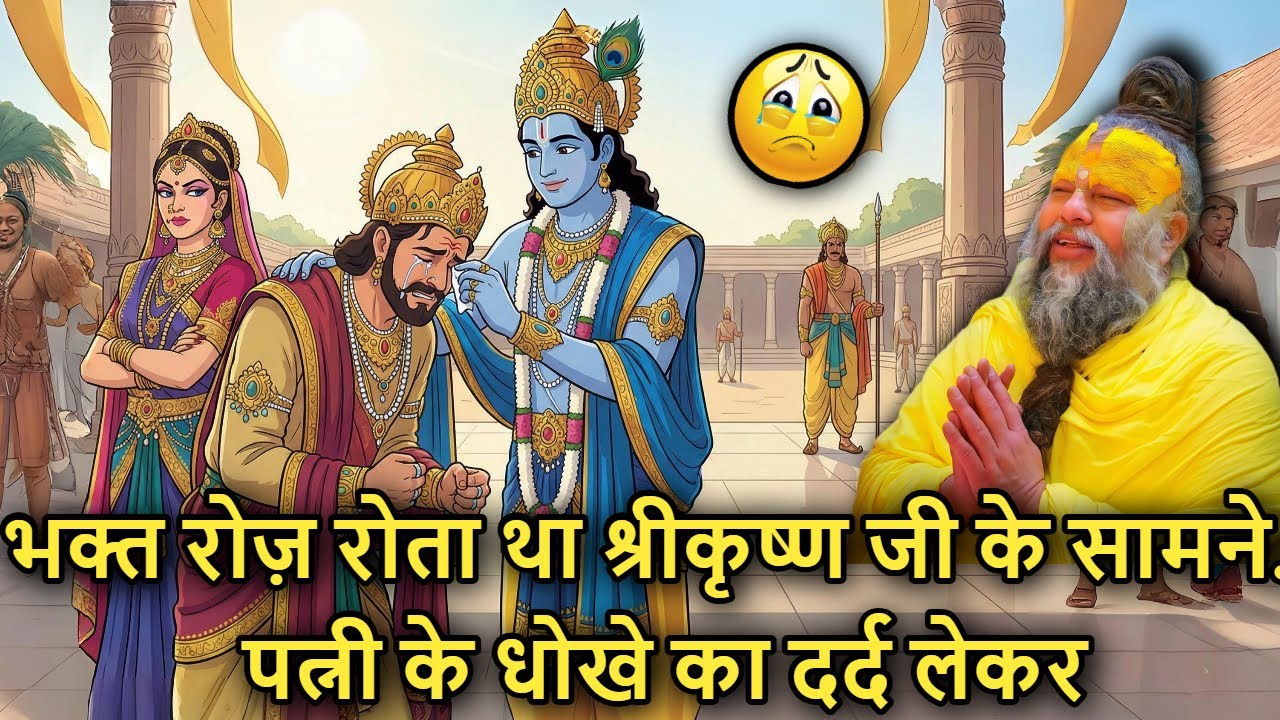 😭💔 Bhakt Roz Rota Tha 🐚 Krishna Ji Ke Samne… 💕 Patni Se Dhokhe Khane Ke Karan
