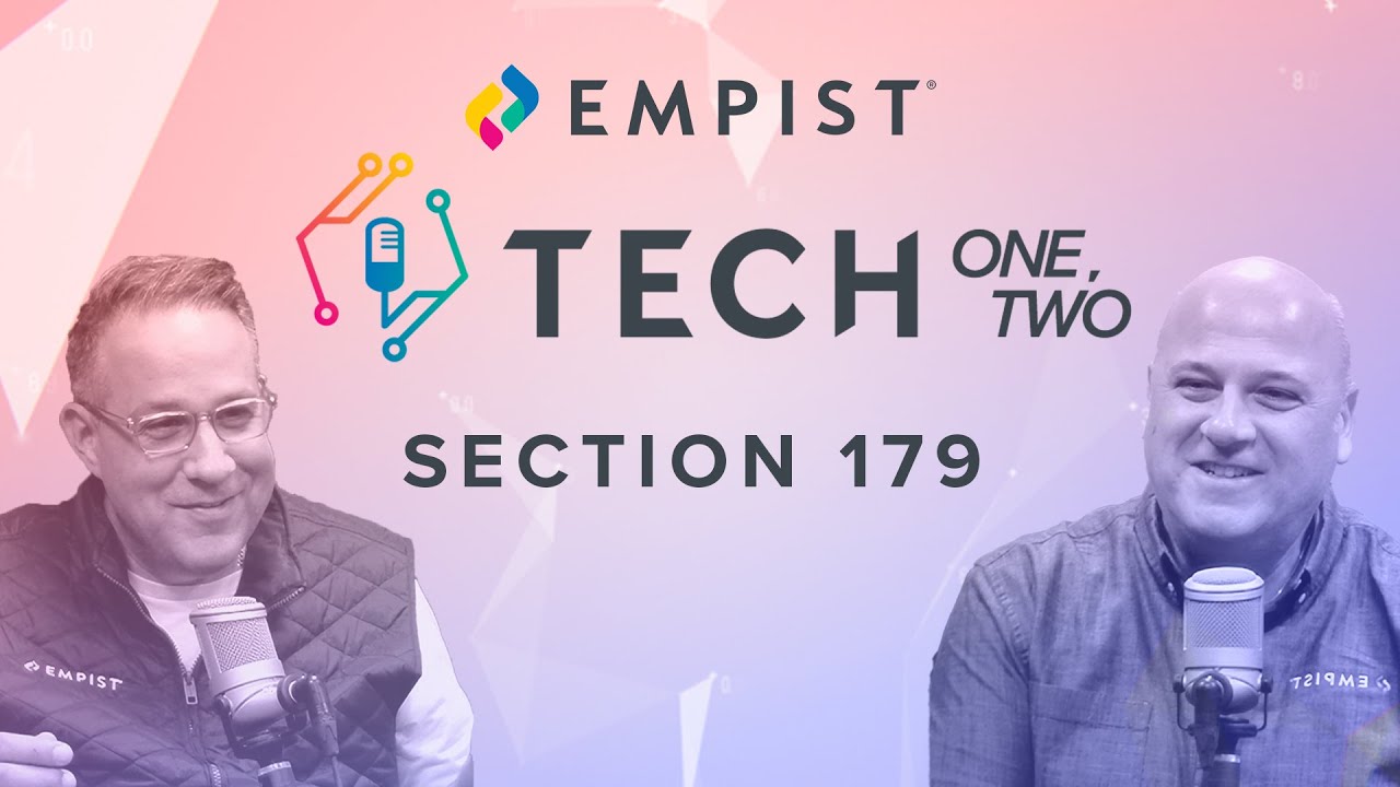 Tech One, Two - Section 179 - S3, E1 - YouTube
