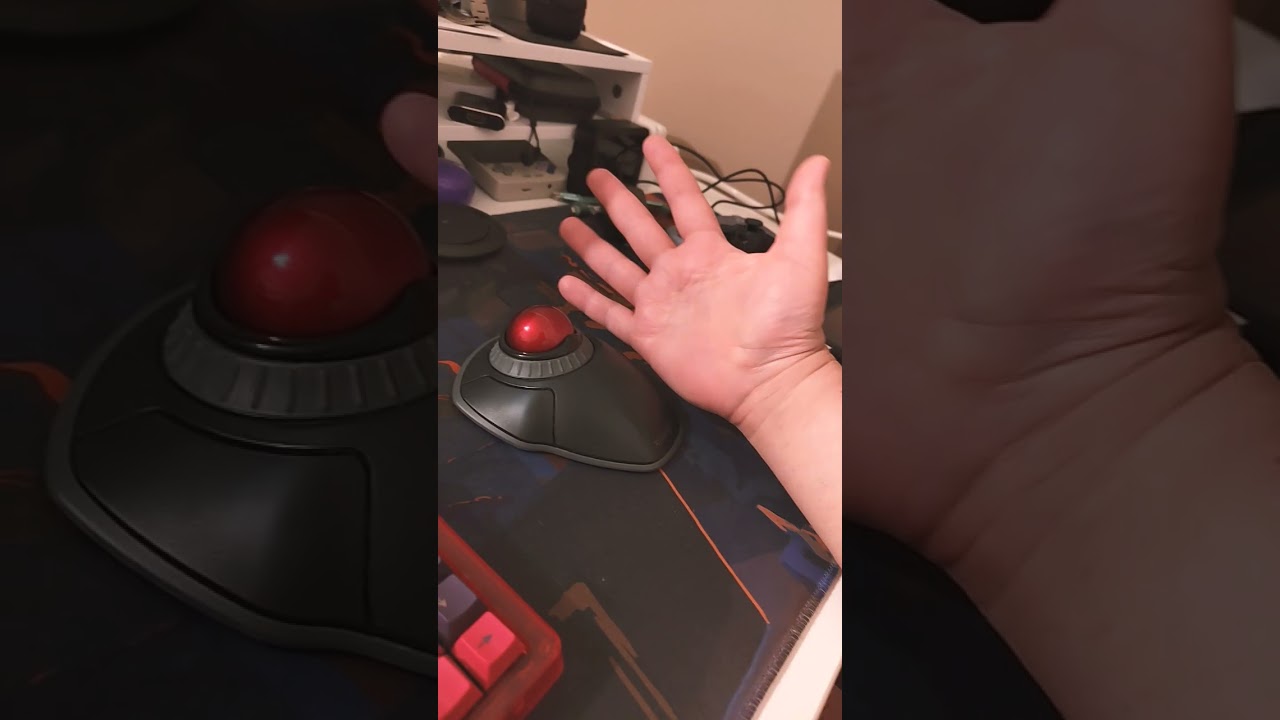 How I use trackball (Kensington Orbit)
