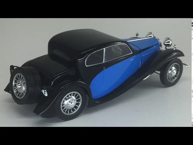 Finished work : Heller 1/24 Bugatti T50 - YouTube