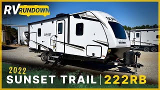 RV Rundown | 2022 Crossroads RV Sunset Trail 222RB Small Couples Travel Trailer Camper | Southern RV