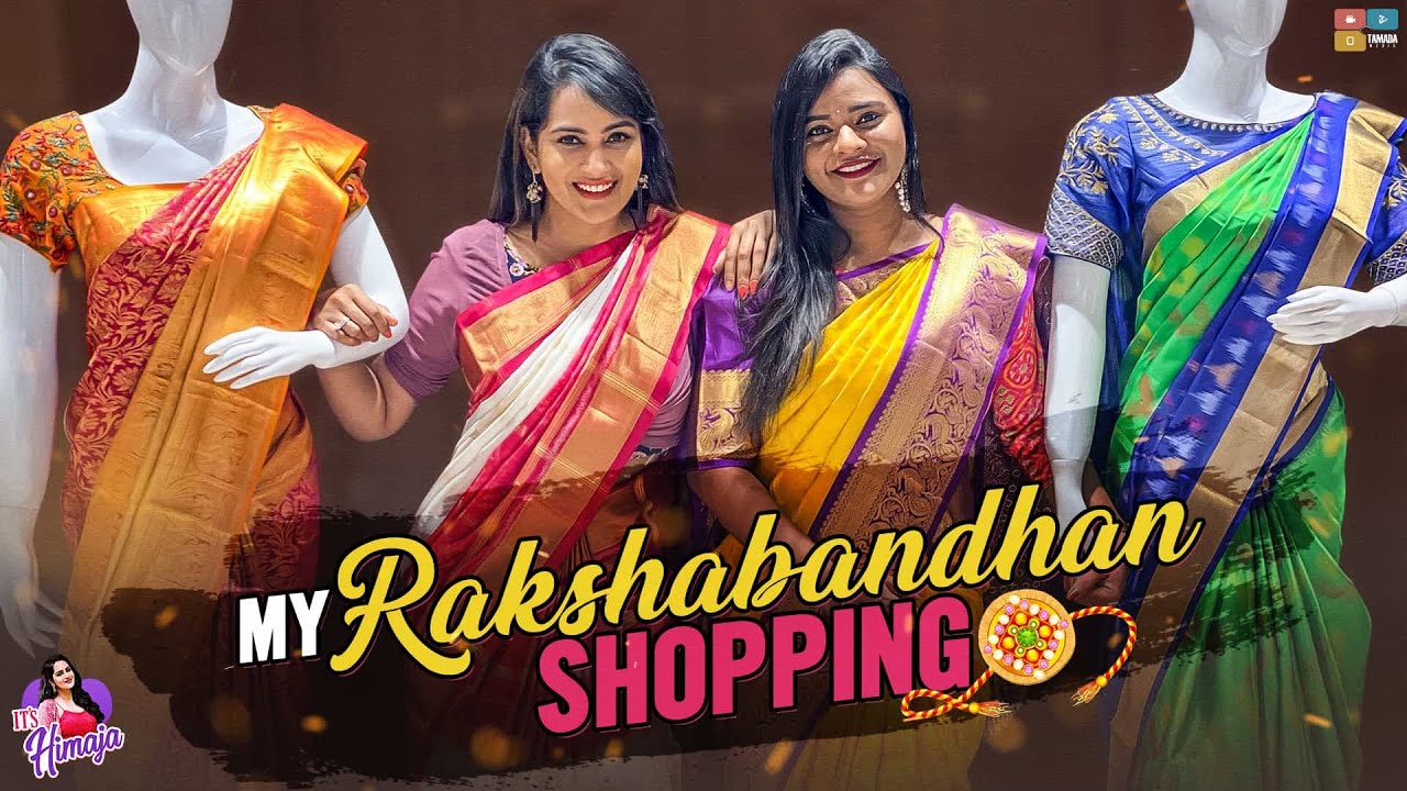 My Rakshabandhan Shopping || Sarees || Shopping || Its Himaja