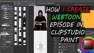 How I create Webtoon in Clipstudiopaint