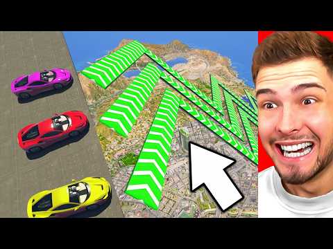 DAS GEFÄHRLICHSTE ZICK-ZACK SPEED RENNEN in GTA 5!
