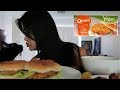 Quorn Spicy Chick'n Patties Vegan Mukbang