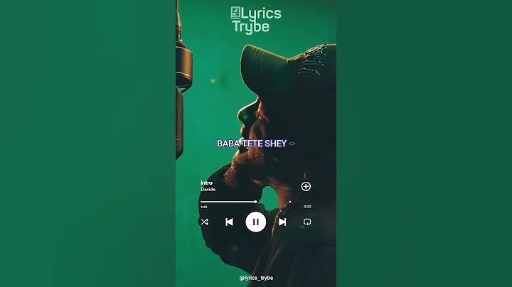 Davido - Intro (Lyrics) #lyricstrybe