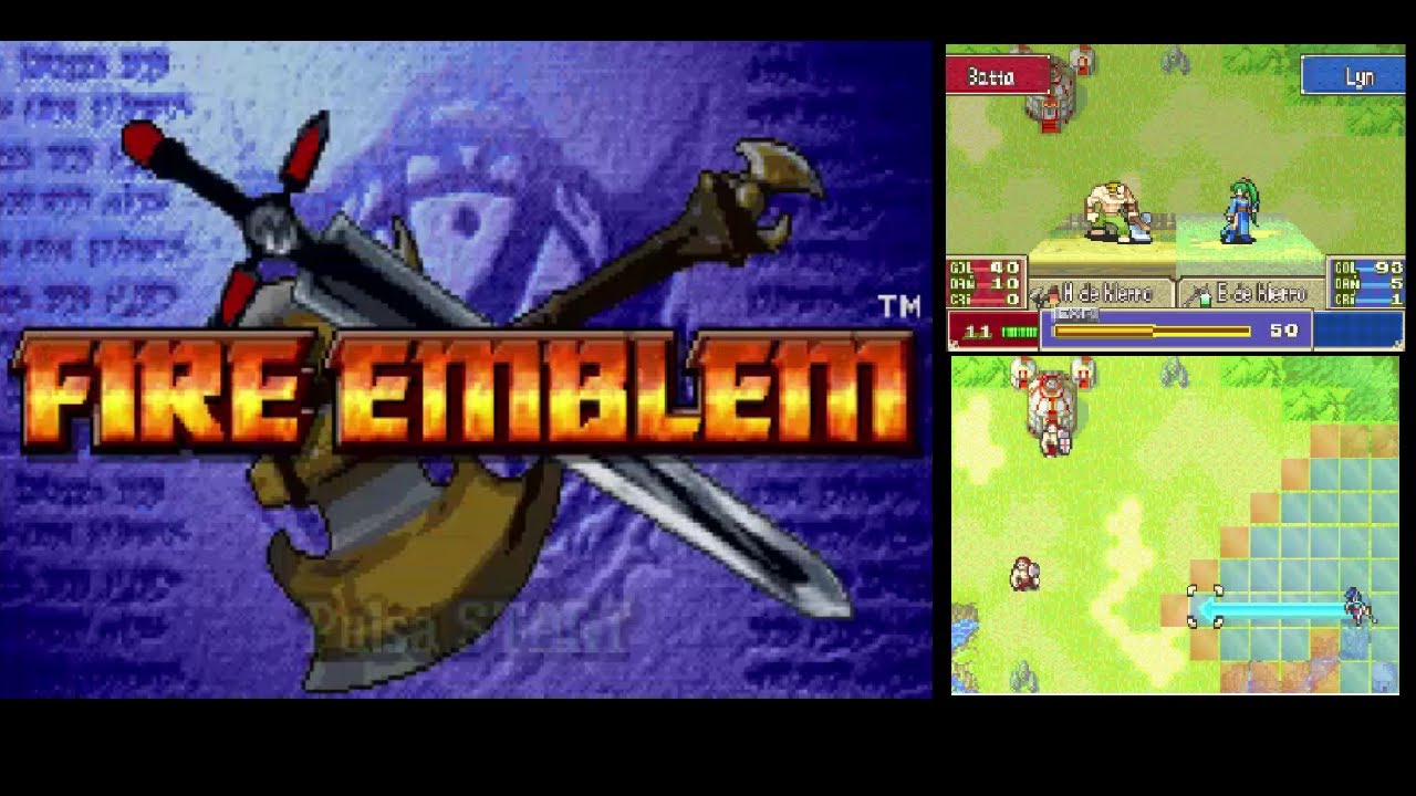 Fire Emblem Gba Parte 01 Lyn Youtube 