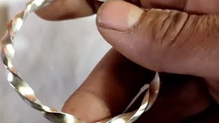 Silver bracelet _ baby bracelet design process 