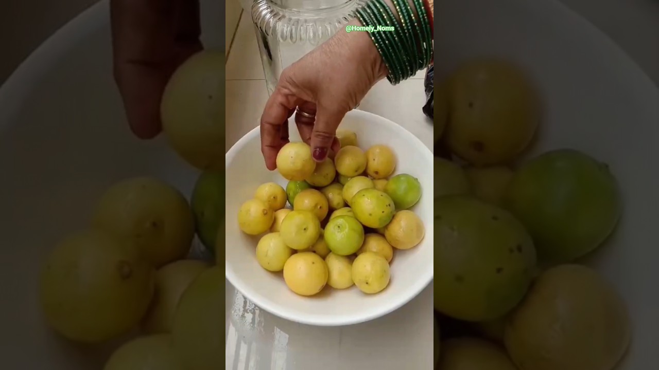 Traditional Lemon 🍋 pickle easy recipe | when life gives lemon make lemon pickle | 