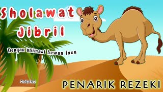 Sholawat Jibril - Penarik Rezeki ❤ LIRIK lagu anak islami Cover shalawat animasi kartun Mufti kids
