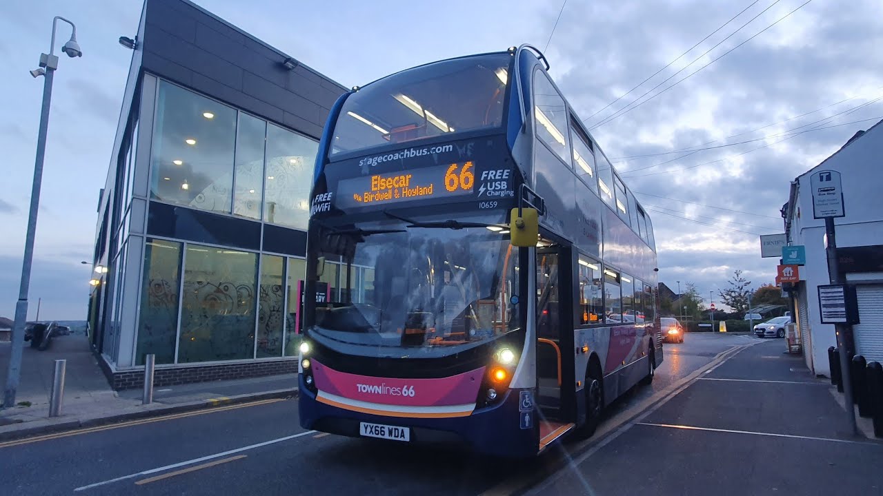 High Revs | Stagecoach Yorkshire Alexander Dennis Enviro 400MMC 10659 YX66 WDA