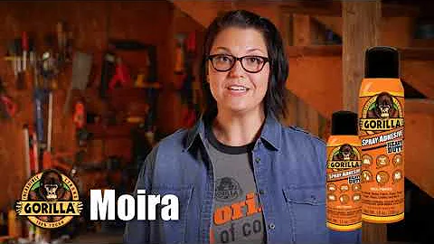 How to use Gorilla Glue Adhesive Spray