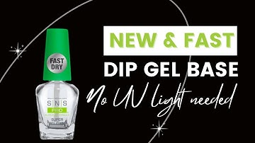 Fast Dry Gel Base for SNS Dip Powder - Quick Application