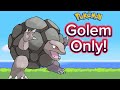 How Fast Can I Beat Pokemon Silver With Only Golem?