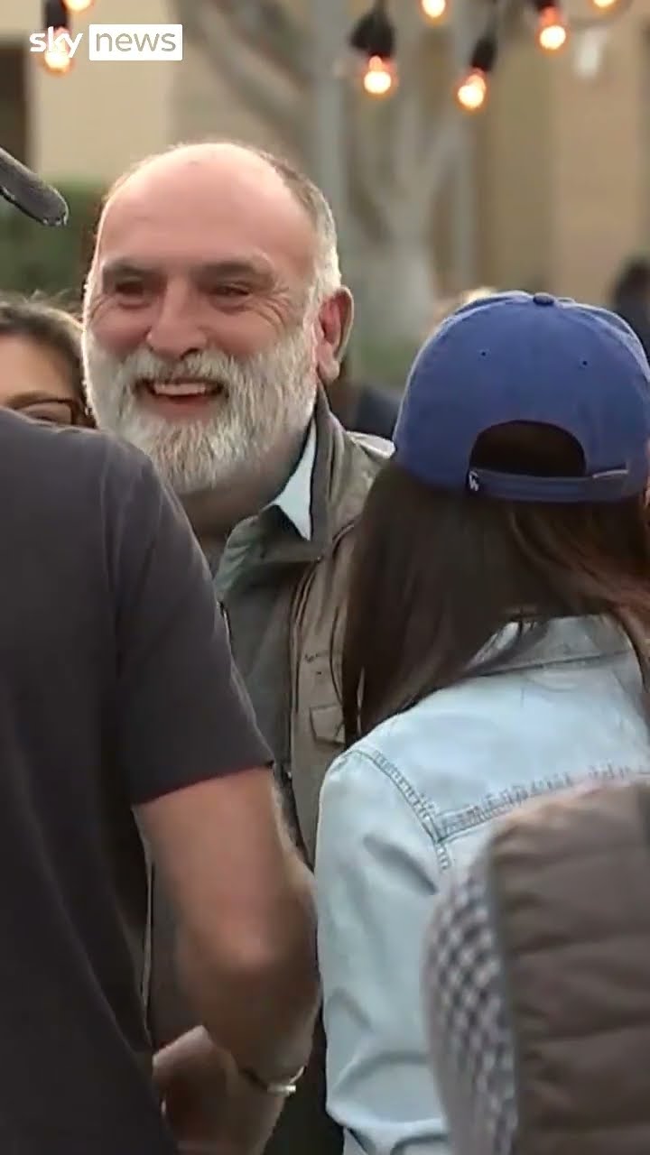 Harry and Meghan hug residents affected by LA wildfires
