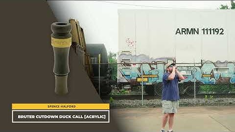 Duck Call Sound Files - BruteR Cutdown Duck Call [Acrylic] - Spence Halford