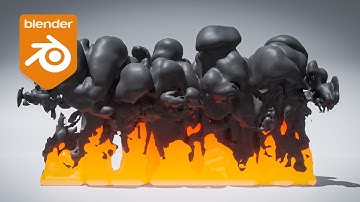 Blender Tutorial - Volume to Mesh Modifier w/ Mantaflow (2.91)