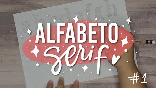 Alfabeto Serif #1 | Letras Minúsculas | Aprende un nuevo estilo de Lettering