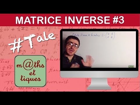 Vidéo: Comment Trouver L'inverse D'une Matrice Donnée