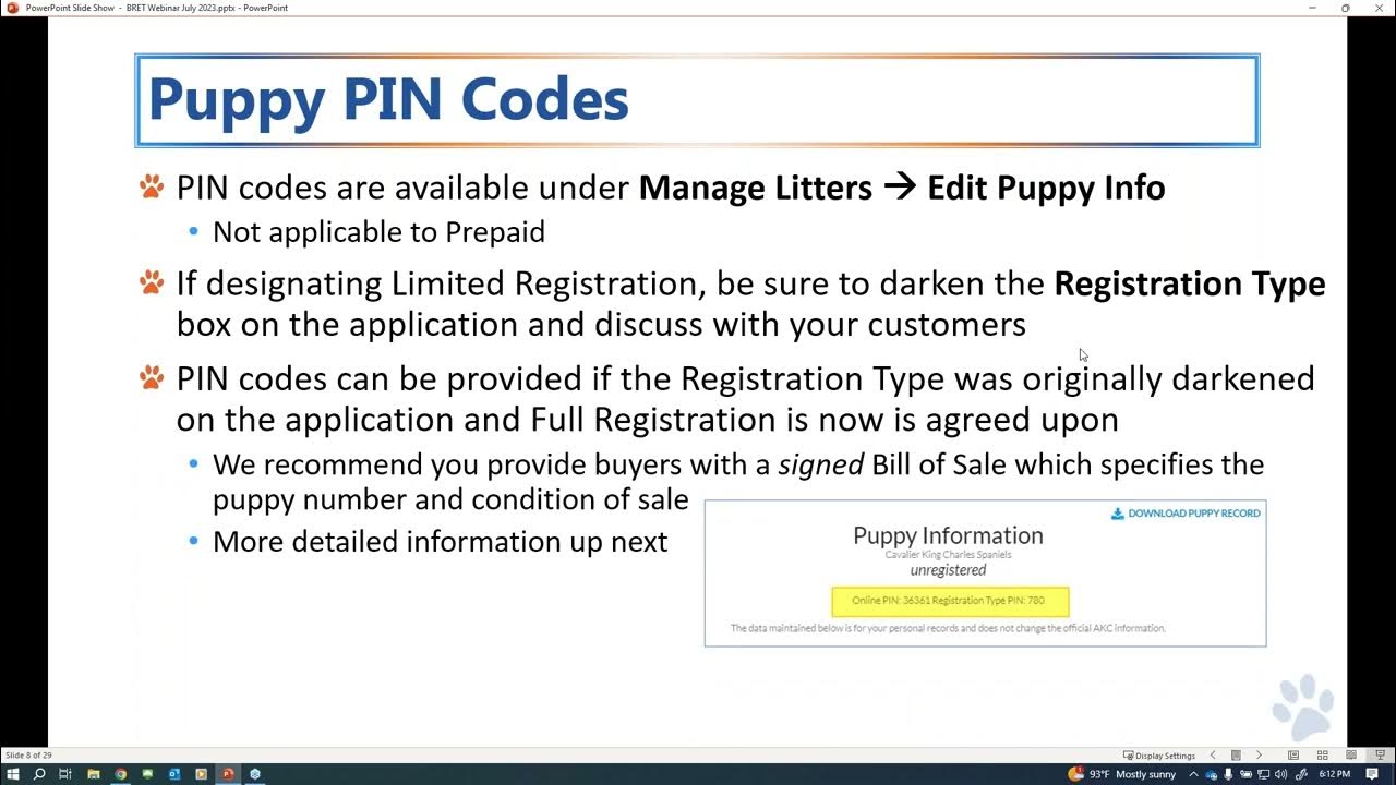 Managing Your Litters in AKC Breeder Toolkit YouTube