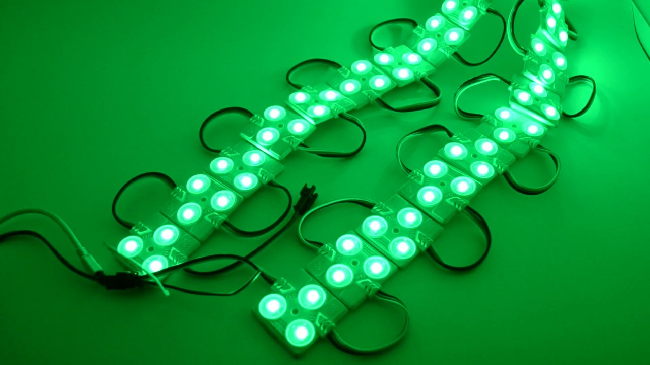 Светодиодные модули rgb - YouTube