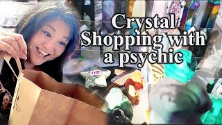 Psychic goes crystal shopping