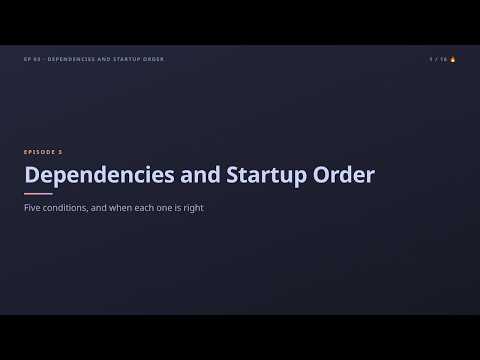 Process Compose, episode 3: Dependencies and Startup Order
