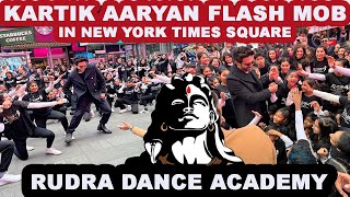 Kartik Aaryan Biggest Flash Mob Rudra Dance Academy Usa