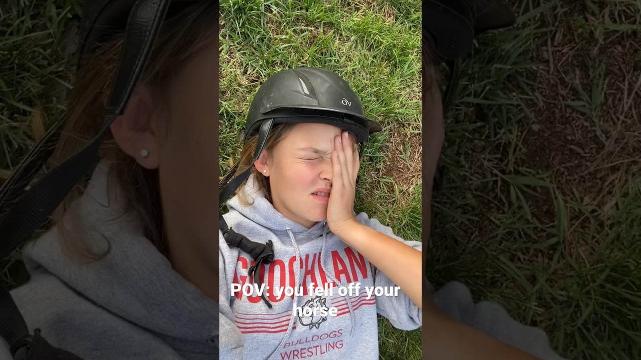 POV: you fell off your horse