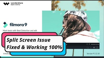 HOW TO FIX FILMORA 9 SPLIT SCREEN ISSUE - 100% WORKING !!!
