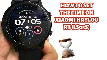 HOW TO SET THE TIME ON XIAOMI HAYlOU RT (LS05S) | TUTORIAL | ENGLISH