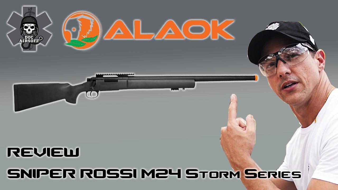 REVIEW | SNIPER M24 STORM ROSSI | AIRSOFT | É MESMO A SNIPER DE ENTRADA?
