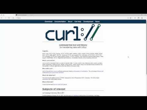 How To: Download And Install A Curl Executable For Windows