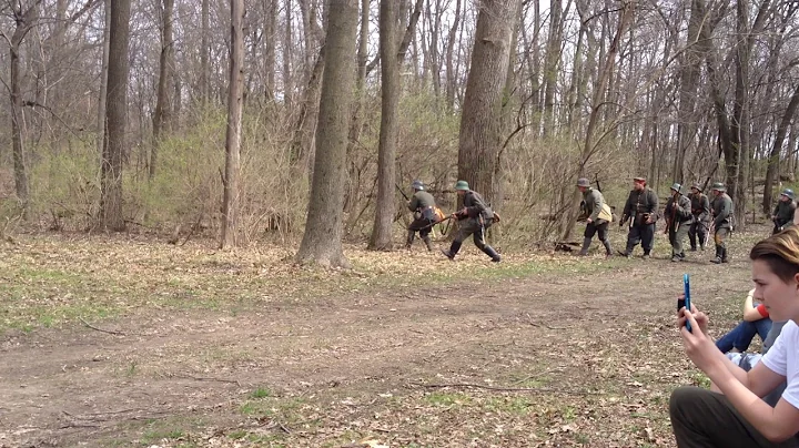 WWI Reenactment Forrest Battle 04-09-2017 Rockford...