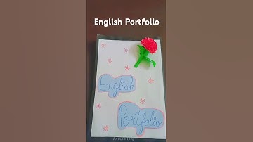 Einglish Portfolios #trending #diy#shortsfeed #shortvideo #shorts #viral #youtubeshorts #youtube #yt