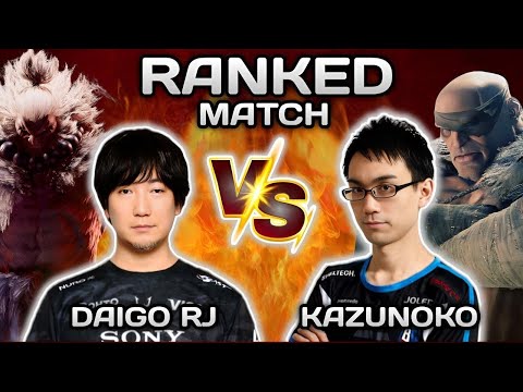 SF6 ▰ Daigo Umehara ( Akuma ) VS Kazunoko ( Sagat ) Most Recent Match ▰ High Level