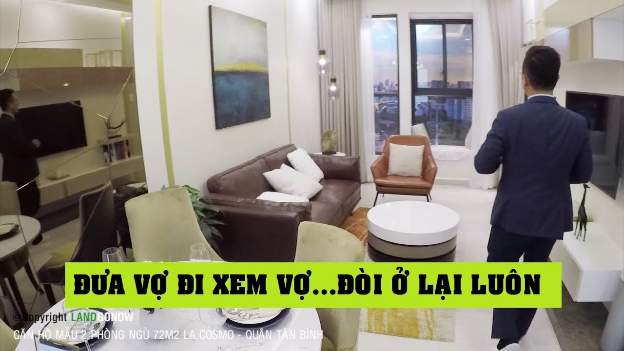 sang khach san quan tan binh Update New Căn hộ nhà mẫu La Cosmo 2 phòng ngủ 72m2, Quận Tân Bình - Land Go Now ✔