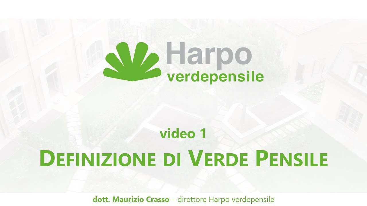 Definizione di verde pensile