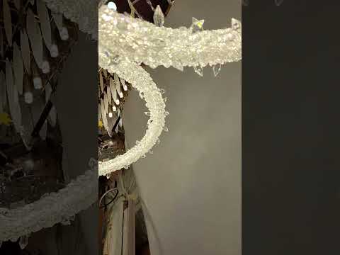 Люстра на три хрустальных круга Artlight 150W до 25 м² цвет Хром 2053/3CH, видео 1