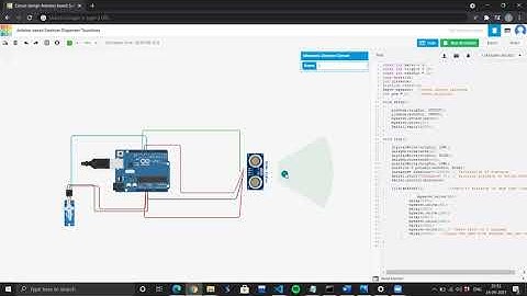 Automatic Sanitizer Dispenser Tinkercad Simulation(Under the guidance of Dr. SANDEEP SAHARAN)