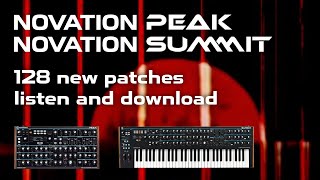 Novation Peak / Summit Patches - Boards of Canada, Tame Impala etc.