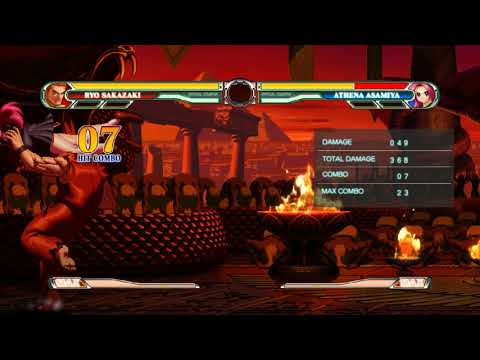 KOF XII: Ryo counter hit bnb combo (corner)