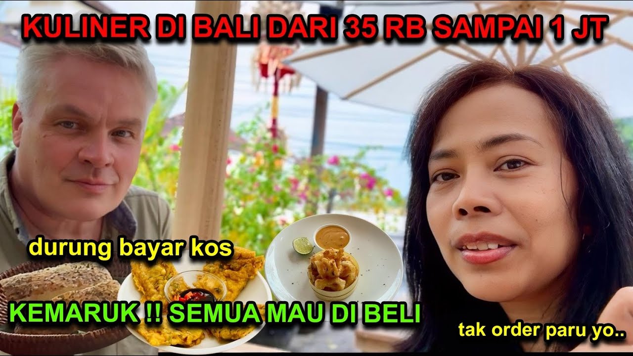 SEHARIAN JAJAN DI SEMINYAK BALI NAIK MOTOR MAKAN BANYAK SAMPAI KENYANG !!