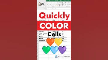 🎨Quick Excel Color Hack!🚀 #excel #exceltips#shorts #shortcut #youtubeshorts #motivation #shortvideo