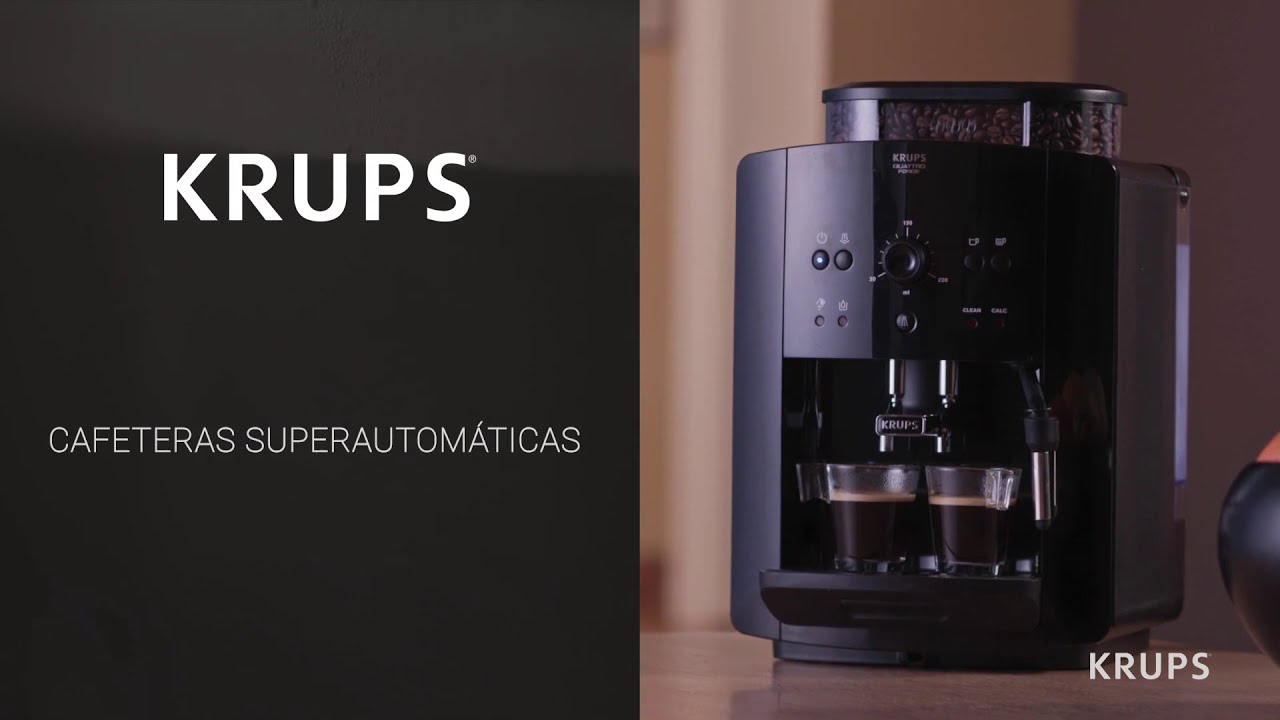 Cafeteras superautomáticas Full Auto de Krups  El café más natural del  grano a la taza 