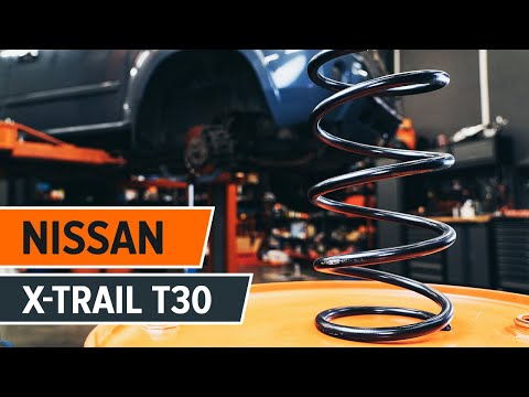 How to change front springs on NISSAN X TRAIL T30 [TUTORIAL AUTODOC]