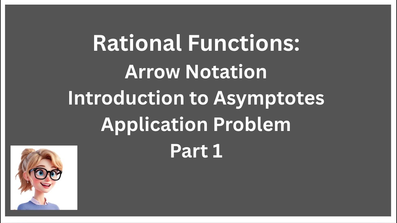 Rational Functions- Arrow Notation Part 1 - YouTube